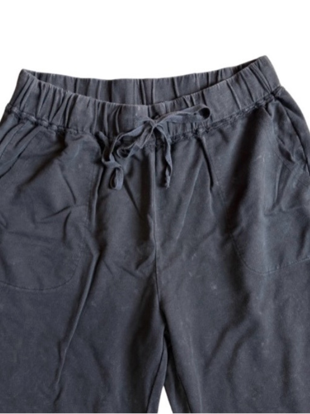 White Birch Black Wide Leg Lounge Pants - Picture 3 of 6